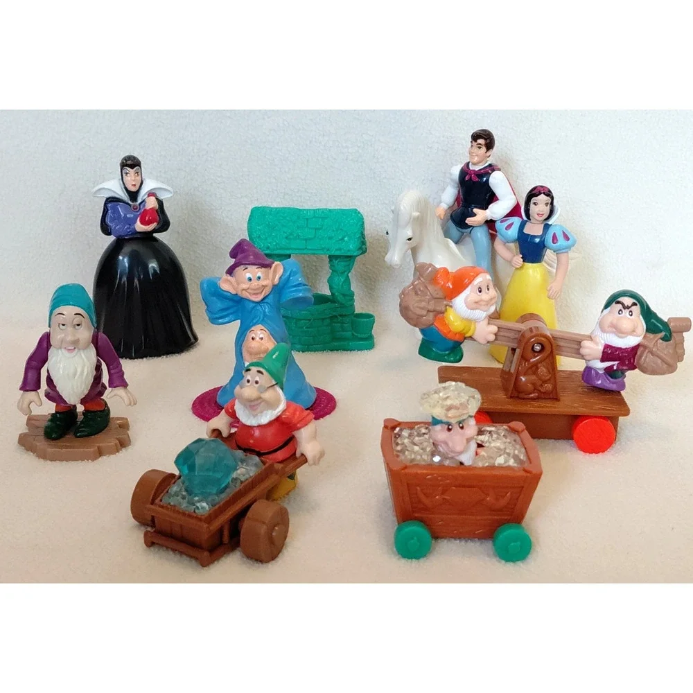 1992 Disney's Snow White McDonald's Happy Meal Toys COMPLETE Set Of 8